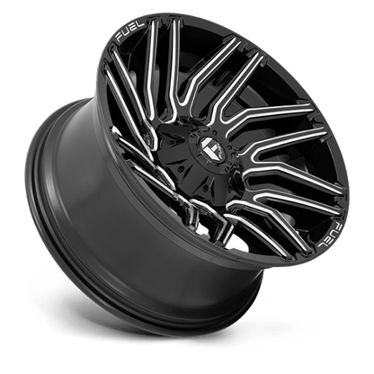Fuel 1PC | D773 TYPHOON | 20.0x10.00 | 6X135/6X139.7 | -18 | GLOSS BLACK MILLED