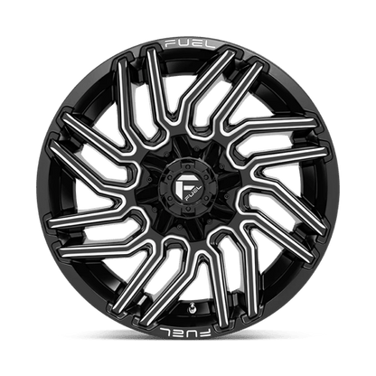 Fuel 1PC | D773 TYPHOON | 20.0x10.00 | 6X135/6X139.7 | -18 | GLOSS BLACK MILLED