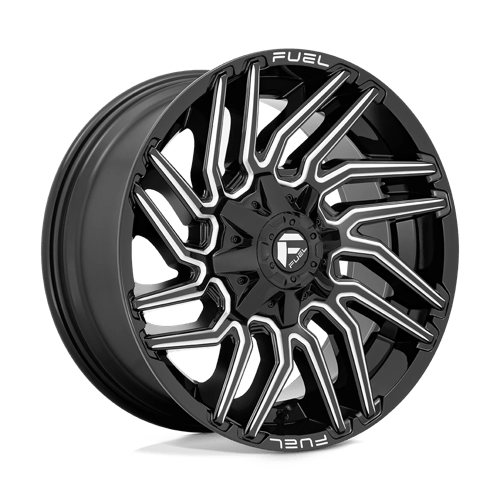 Fuel 1PC | D773 TYPHOON | 20.0x9.00 | 8X170 | 1 | GLOSS BLACK MILLED