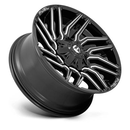 Fuel 1PC | D773 TYPHOON | 20.0x9.00 | 8X170 | 1 | GLOSS BLACK MILLED