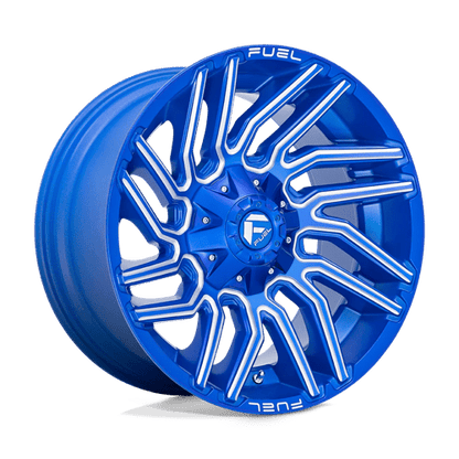 Fuel 1PC | D774 TYPHOON | 20.0x10.00 | 6X135/6X139.7 | -18 | ANODIZED BLUE MILLED