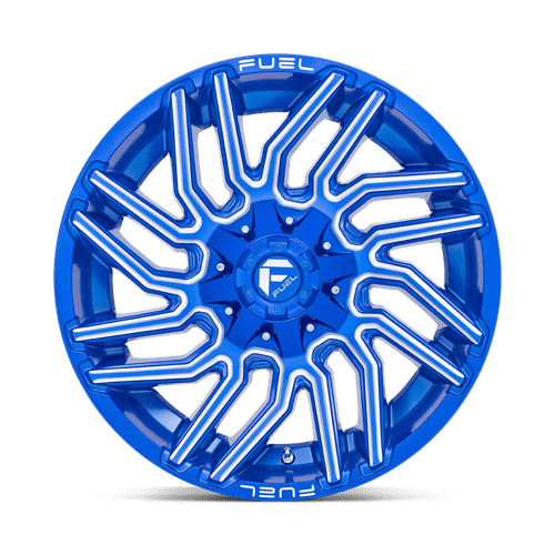 Fuel 1PC | D774 TYPHOON | 20.0x10.00 | 6X135/6X139.7 | -18 | ANODIZED BLUE MILLED