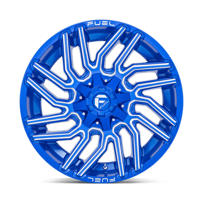 Fuel 1PC | D774 TYPHOON | 20.0x10.00 | 6X135/6X139.7 | -18 | ANODIZED BLUE MILLED