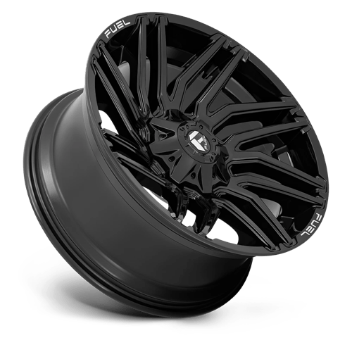 Fuel 1PC | D776 TYPHOON | 22.0x10.00 | 8X180 | -18 | GLOSS BLACK