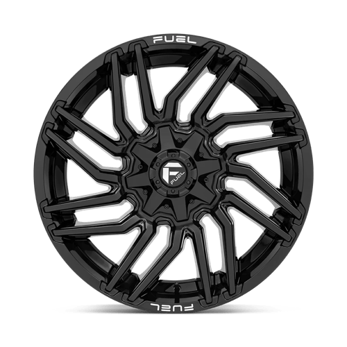 Fuel 1PC | D776 TYPHOON | 22.0x10.00 | 8X180 | -18 | GLOSS BLACK