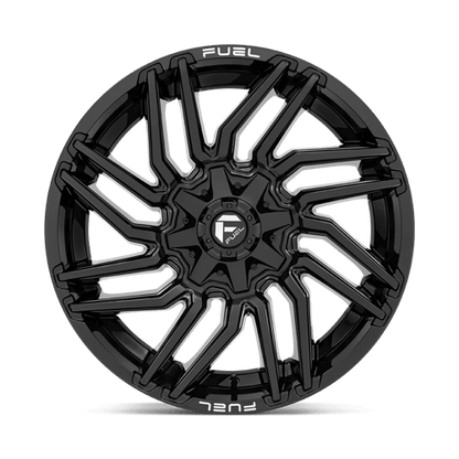 Fuel 1PC | D776 TYPHOON | 22.0x10.00 | 8X180 | -18 | GLOSS BLACK