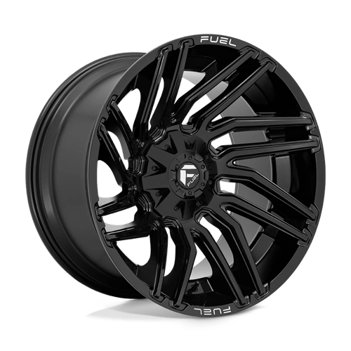 Fuel 1PC | D776 TYPHOON | 22.0x12.00 | 5X114.3/5X127 | -44 | GLOSS BLACK