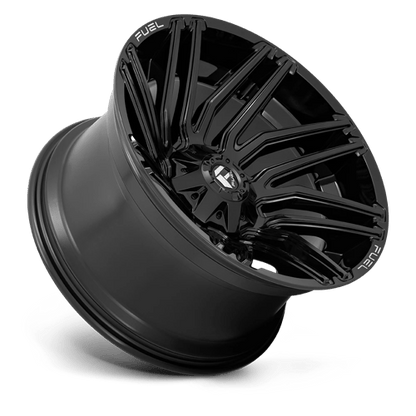 Fuel 1PC | D776 TYPHOON | 22.0x12.00 | 5X114.3/5X127 | -44 | GLOSS BLACK