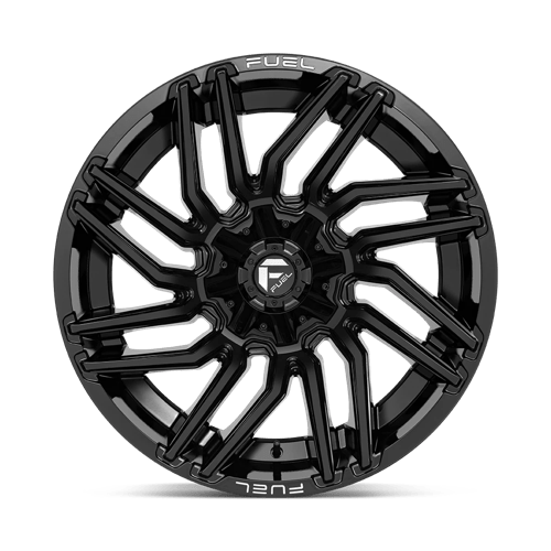 Fuel 1PC | D776 TYPHOON | 22.0x12.00 | 5X114.3/5X127 | -44 | GLOSS BLACK