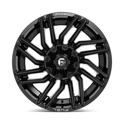 Fuel 1PC | D776 TYPHOON | 22.0x12.00 | 5X114.3/5X127 | -44 | GLOSS BLACK