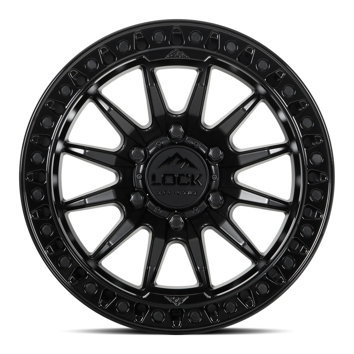 TRAIL | 17X8.5 | 6X135 | +25 | MATTE BLACK W GLOSS BLACK RING | TRAIL-78563GB25