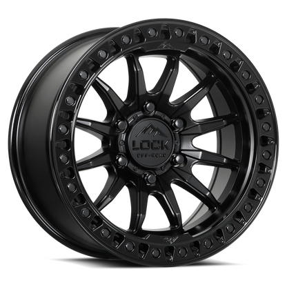 TRAIL | 20X9 | 6X135 | +1 | MATTE BLACK W GLOSS BLACK RING | TRAIL-2963GB