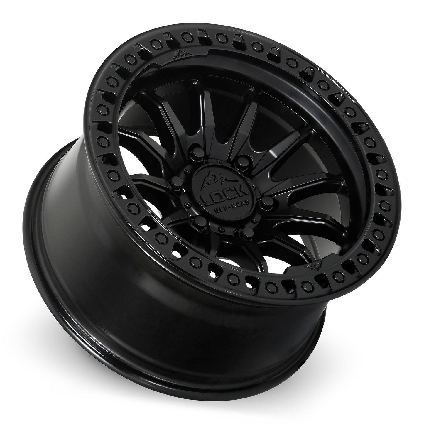 TRAIL | 20X9 | 8X170 | +1 | MATTE BLACK W GLOSS BLACK RING | TRAIL-2987GB