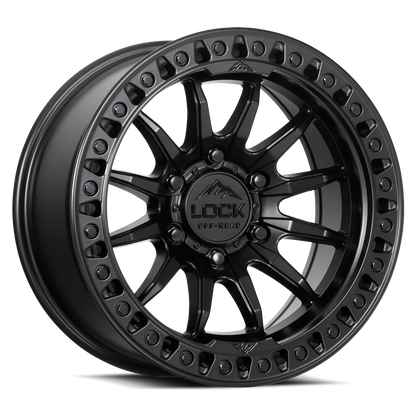 TRAIL | 20X10 | 8X180 | -18 | MATTE BLACK W MATTE BLACK RING | TRAIL-2188MB