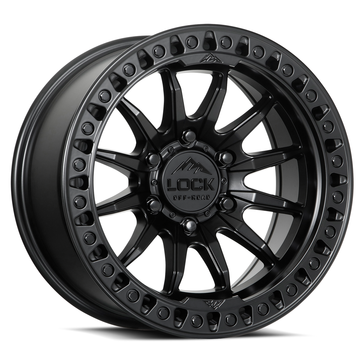 TRAIL | 20X9 | 8X170 | +1 | MATTE BLACK W MATTE BLACK RING | TRAIL-2987MB
