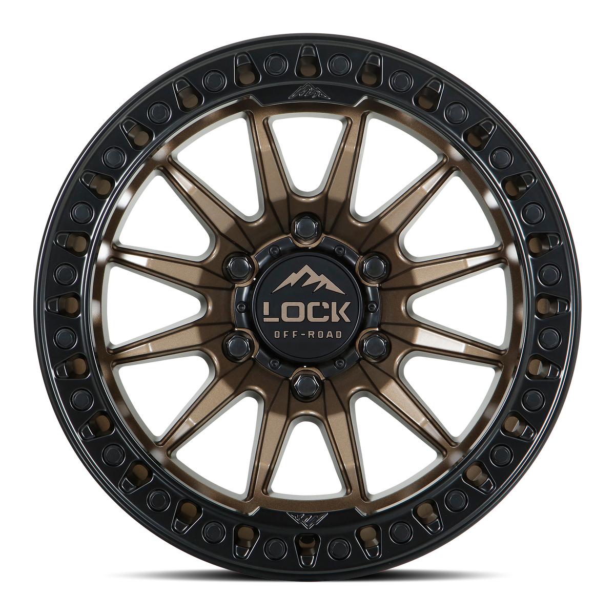 TRAIL | 20X10 | 8X180 | -18 | MATTE BRONZE W MATTE BLACK RING | TRAIL-2188MRMBR