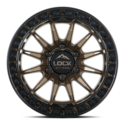 TRAIL | 20X10 | 8X180 | -18 | MATTE BRONZE W MATTE BLACK RING | TRAIL-2188MRMBR