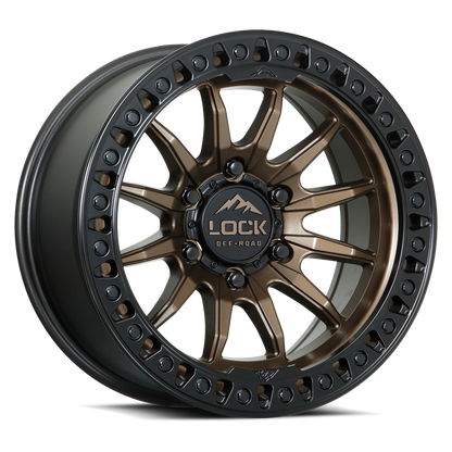 TRAIL | 20X9 | 8X180 | +20 | MATTE BRONZE W MATTE BLACK RING | TRAIL-2988MRMBR20