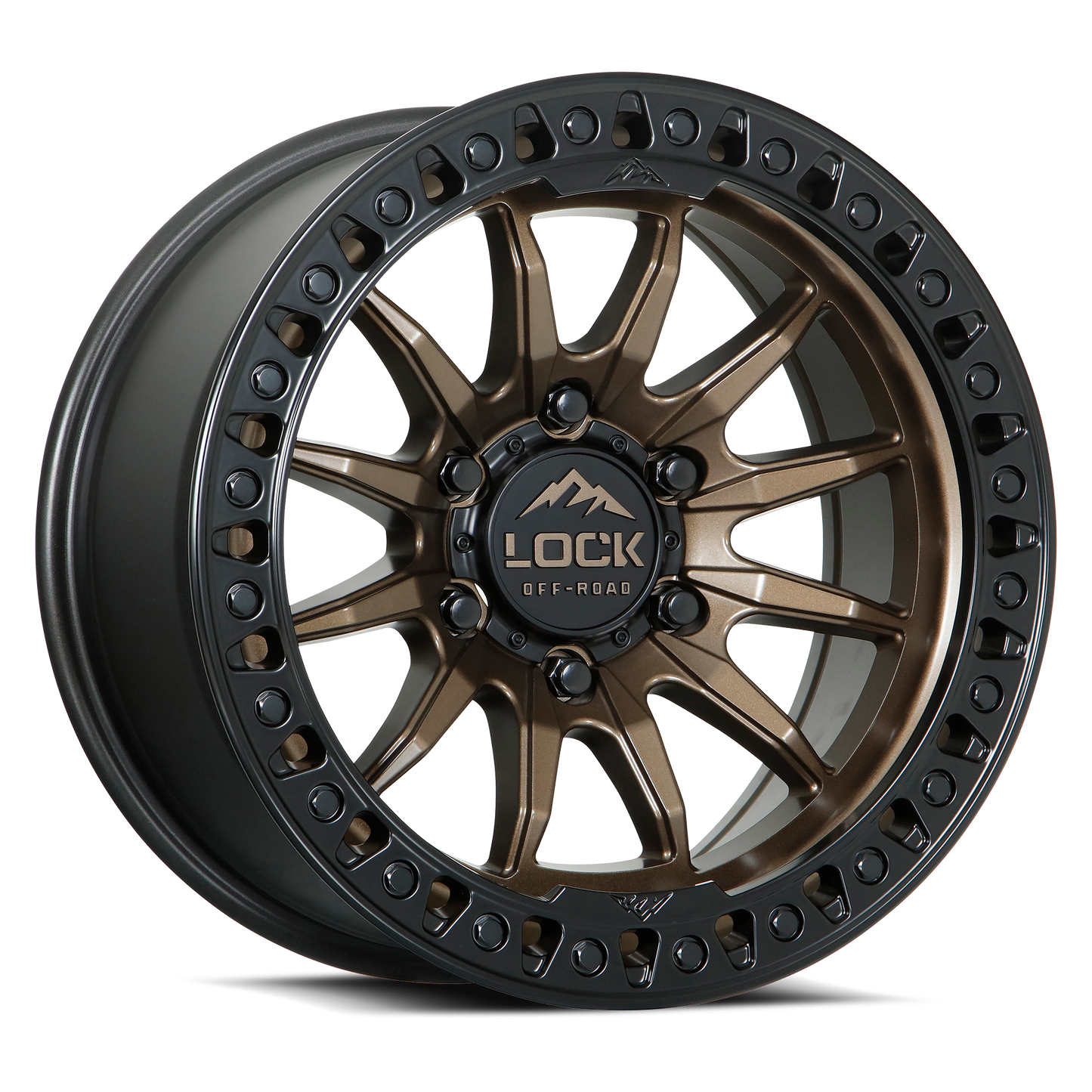 TRAIL | 20X10 | 8X180 | -18 | MATTE BRONZE W MATTE BLACK RING | TRAIL-2188MRMBR