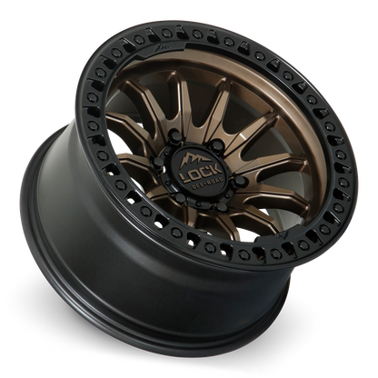 TRAIL | 17X9 | 6X135 | +1 | MATTE BRONZE W MATTE BLACK RING | TRAIL-7963MRMBR
