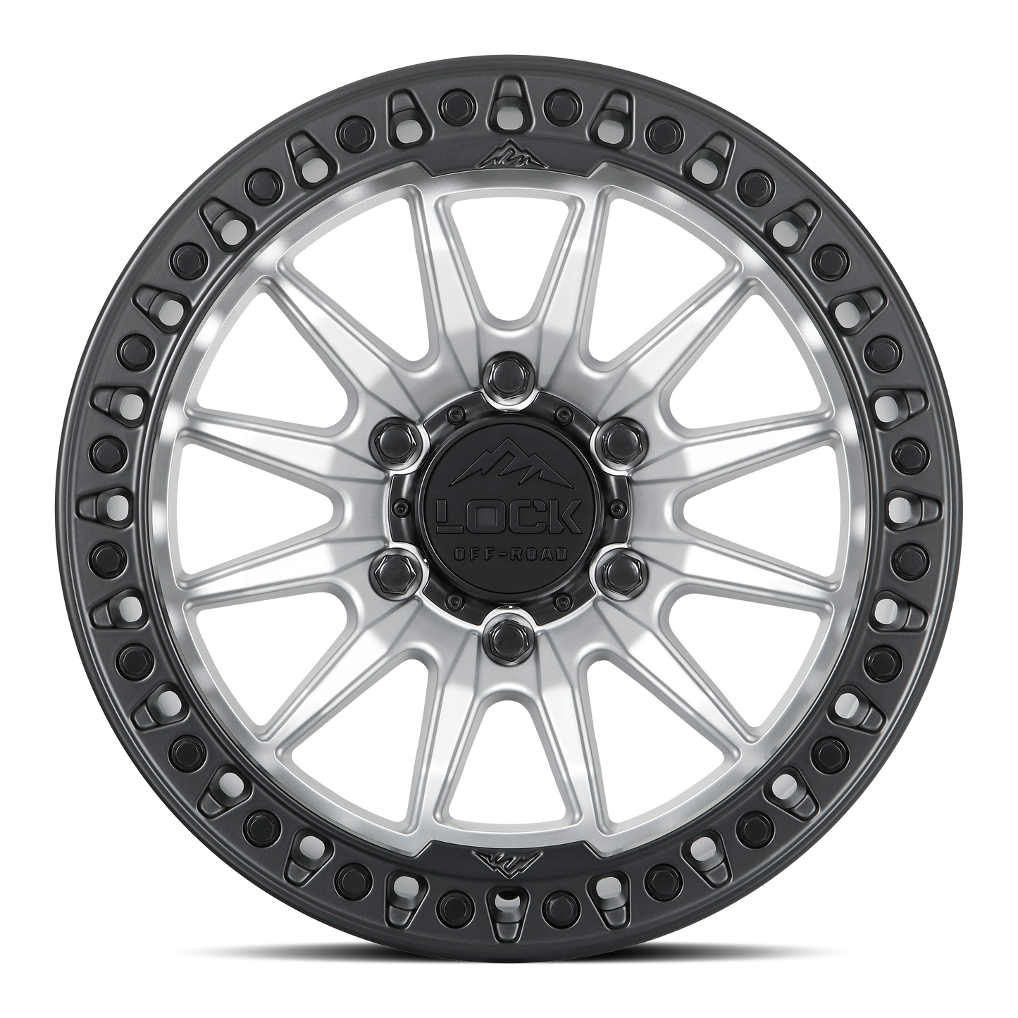 TRAIL | 20X9 | 8X170 | +1 | MATTE SILVER W MATTE BLACK RING | TRAIL-2987MSMBR
