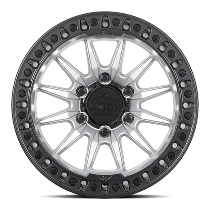 TRAIL | 20X9 | 8X170 | +1 | MATTE SILVER W MATTE BLACK RING | TRAIL-2987MSMBR