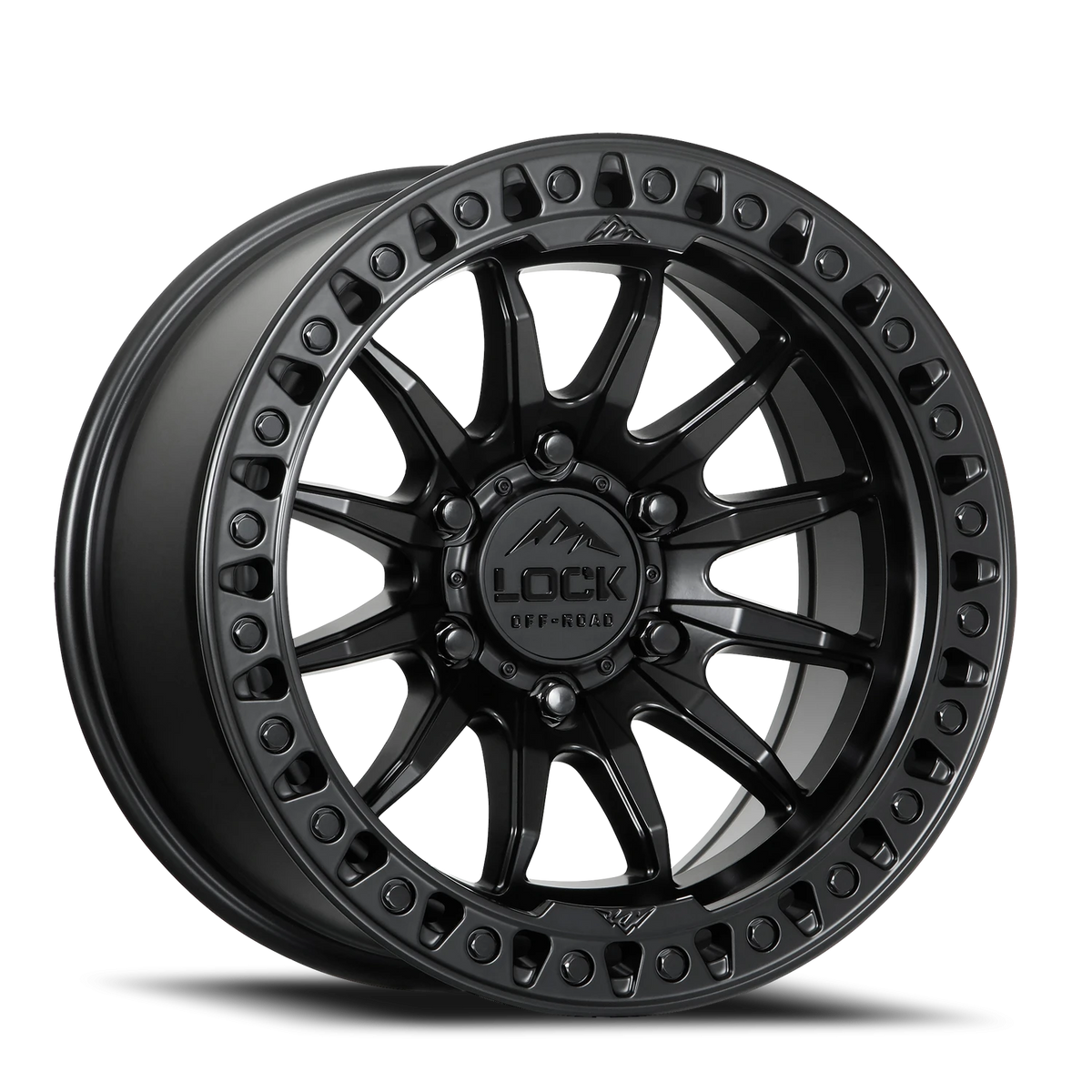 TRAIL | 17X9 | 5X127 | +1 | MATTE BLACK W MATTE BLACK RING | TRAIL-7957MB