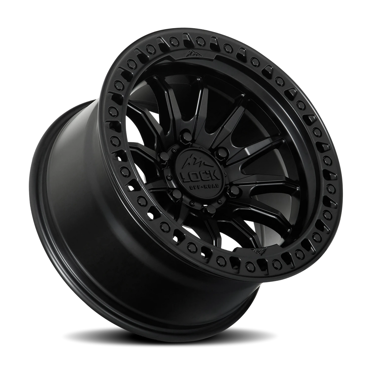 TRAIL | 17X9 | 5X127 | +1 | MATTE BLACK W MATTE BLACK RING | TRAIL-7957MB - Image 2