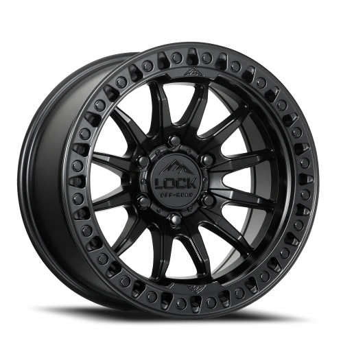 TRAIL | 17X8.5 | 6X135 | +25 | MATTE BLACK W MATTE BLACK RING | TRAIL-78563MB25