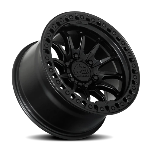 TRAIL | 17X8.5 | 6X135 | +25 | MATTE BLACK W MATTE BLACK RING | TRAIL-78563MB25 - Image 2