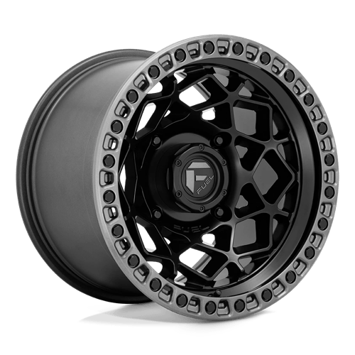Fuel UTV | D783 UNIT UTV | 15.0x10.00 | 4X137 | 0 | MATTE BLACK W/ GUNMETAL RING