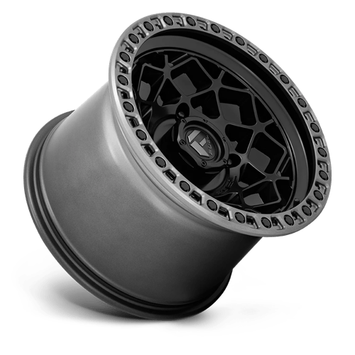 Fuel UTV | D783 UNIT UTV | 15.0x7.00 | 4X137 | 10 | MATTE BLACK W/ GUNMETAL RING