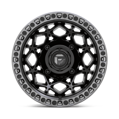 Fuel UTV | D783 UNIT UTV | 15.0x10.00 | 4X137 | 0 | MATTE BLACK W/ GUNMETAL RING
