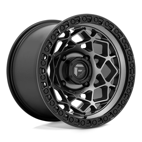 Fuel UTV | D784 UNIT UTV | 15.0x7.00 | 4X137 | 10 | GUNMETAL W/ MATTE BLACK RING