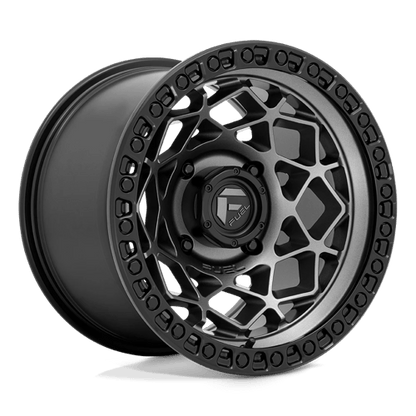 Fuel UTV | D784 UNIT UTV | 15.0x7.00 | 4X137 | 10 | GUNMETAL W/ MATTE BLACK RING