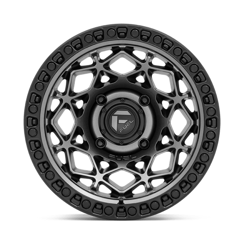 Fuel UTV | D784 UNIT UTV | 15.0x7.00 | 4X137 | 10 | GUNMETAL W/ MATTE BLACK RING