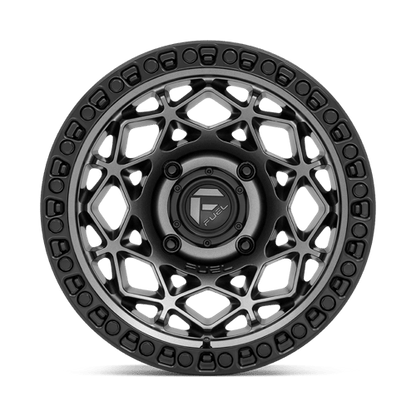 Fuel UTV | D784 UNIT UTV | 15.0x7.00 | 4X137 | 10 | GUNMETAL W/ MATTE BLACK RING