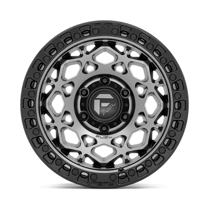 Fuel 1PC | D784 UNIT | 17.0x9.00 | 6X139.7 | 1 | GUNMETAL W/ MATTE BLACK RING