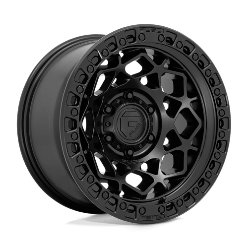 Fuel 1PC | D786 UNIT | 17.0x9.00 | 6X135 | -12 | MATTE BLACK W/ M-BLACK RING
