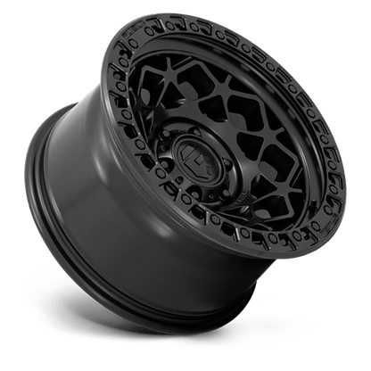 Fuel 1PC | D786 UNIT | 17.0x9.00 | 6X135 | -12 | MATTE BLACK W/ M-BLACK RING