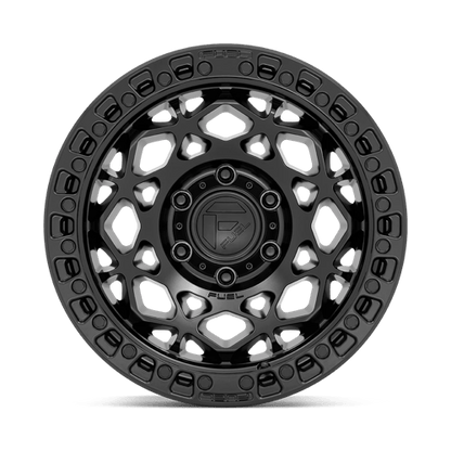 Fuel 1PC | D786 UNIT | 17.0x9.00 | 6X139.7 | 1 | MATTE BLACK W/ M-BLACK RING