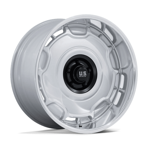 US Mag 1PC | UC146 ARLINGTON | 20.0x11.00 | 5X127 | -6 | SILVER M-BLK CENTER W/ DC-LIP