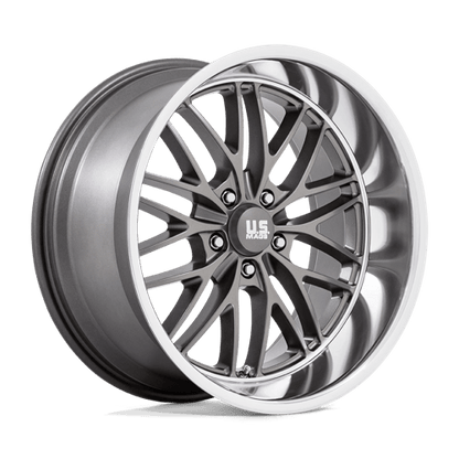 US Mag 1PC | U139 SANTA CRUZ | 20.0x8.50 | 5X120.65 | 6 | ANTHRACITE W/ DIAMOND CUT LIP