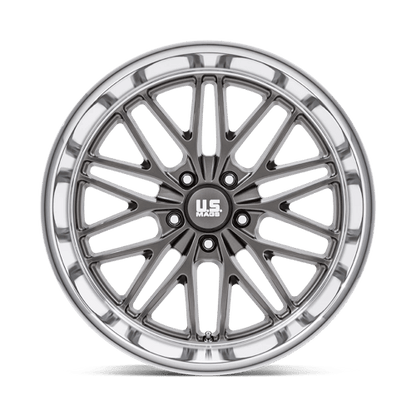 US Mag 1PC | U139 SANTA CRUZ | 20.0x10.00 | 5X120.65 | 6 | ANTHRACITE W/ DIAMOND CUT LIP