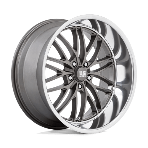 US Mag 1PC | U139 SANTA CRUZ | 22.0x10.50 | 5X127 | 0 | ANTHRACITE W/ DIAMOND CUT LIP