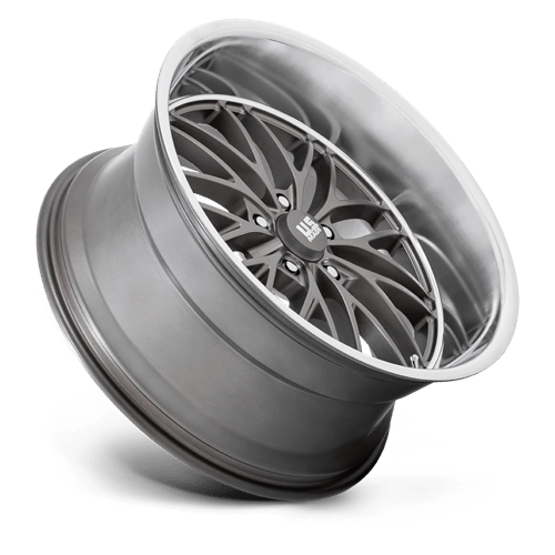 US Mag 1PC | U139 SANTA CRUZ | 22.0x10.50 | 5X127 | 0 | ANTHRACITE W/ DIAMOND CUT LIP
