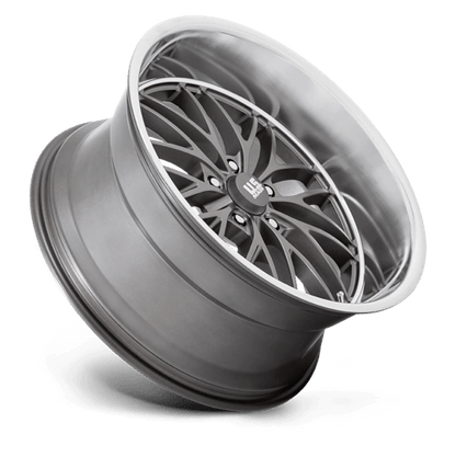 US Mag 1PC | U139 SANTA CRUZ | 22.0x10.50 | 5X127 | 0 | ANTHRACITE W/ DIAMOND CUT LIP