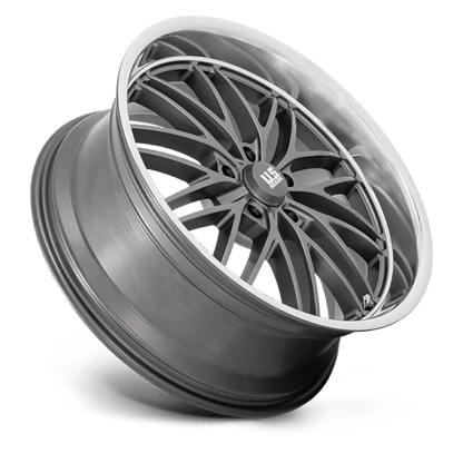 US Mag 1PC | U139 SANTA CRUZ | 22.0x9.00 | 5X127 | 15 | ANTHRACITE W/ DIAMOND CUT LIP