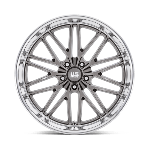 US Mag 1PC | U139 SANTA CRUZ | 22.0x9.00 | 5X127 | 15 | ANTHRACITE W/ DIAMOND CUT LIP