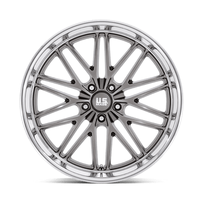 US Mag 1PC | U139 SANTA CRUZ | 22.0x9.00 | 5X127 | 15 | ANTHRACITE W/ DIAMOND CUT LIP